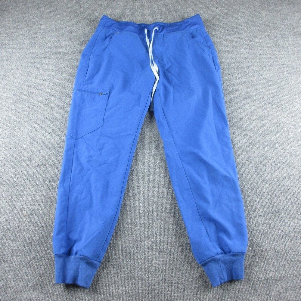 FIGS Pants Womens S Blue Technical Collection Scrub Jogger Drawstring Waist‎